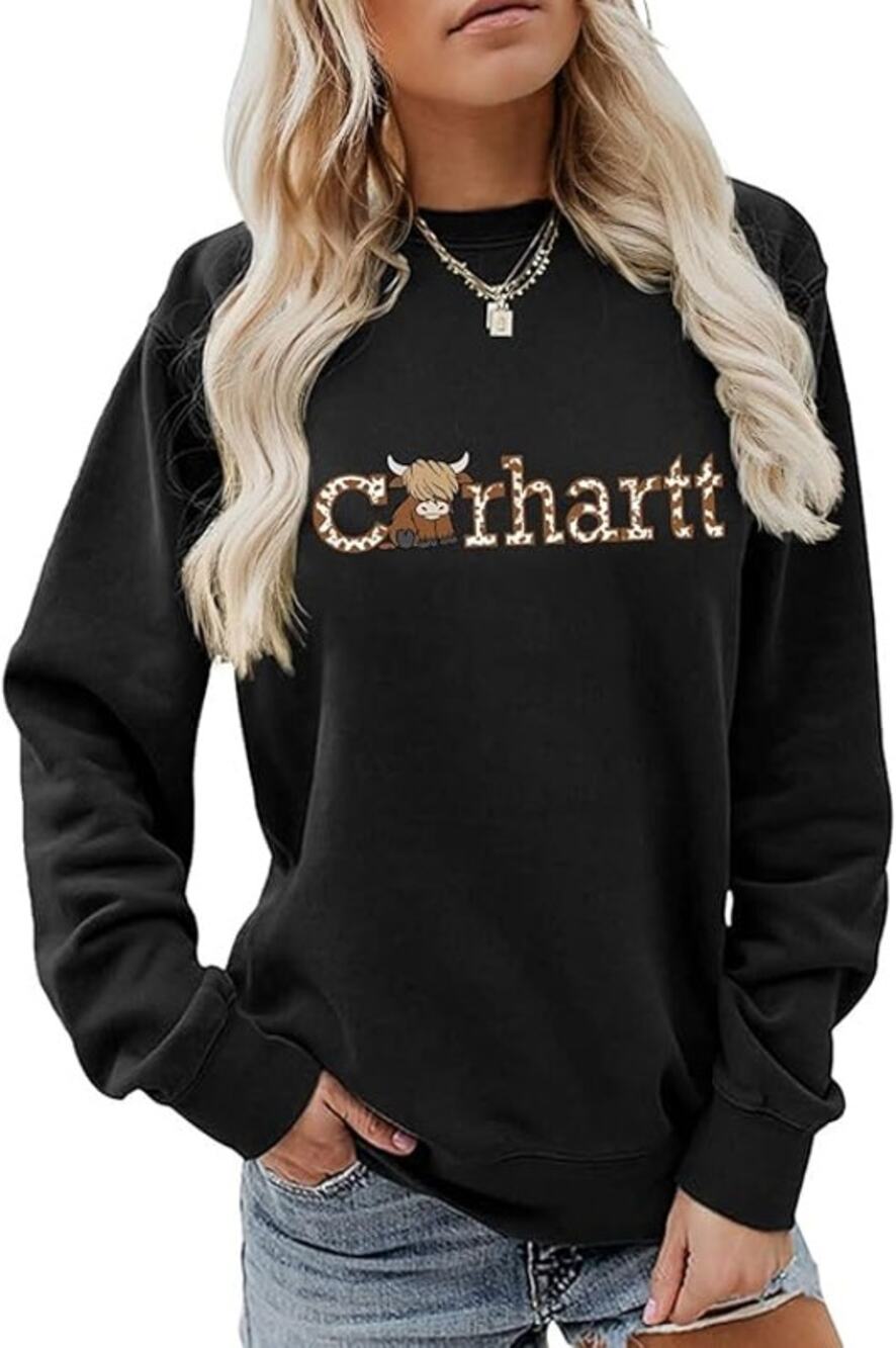 Highland Cow Sweatshirts for Womens